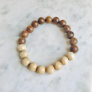 Wood Bead Bracelet
